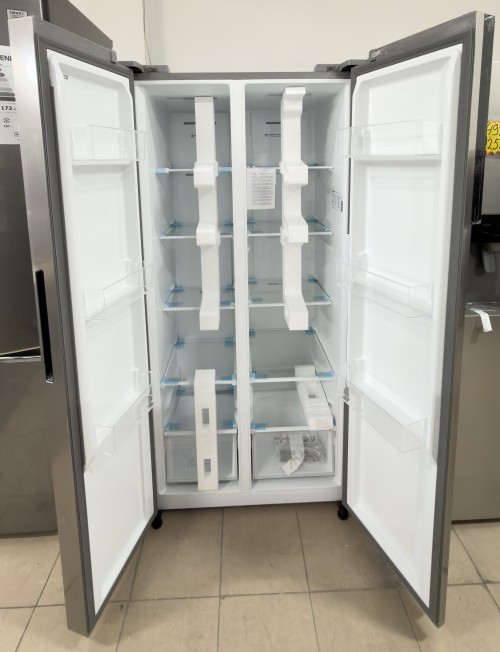 Comfee 460 L, RCS609IX2 –Combina frigorifică Side by Side No Frost Clasa E, Inox, import Germania 🇩🇪