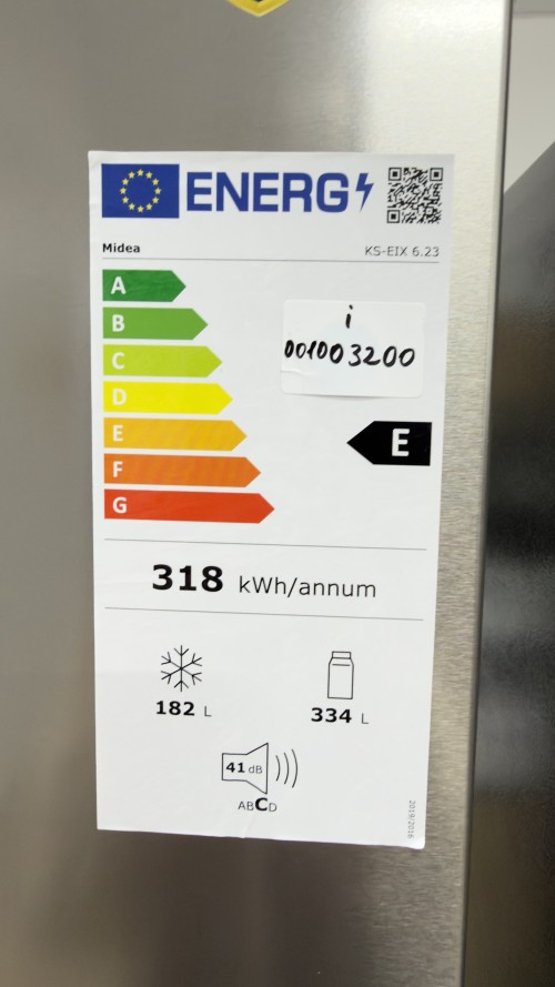 Midea 516 L , KS-EIX 6.23 – Combină Frigorifică  Side by Side cu Home Bar, Dozator apă & gheață, Inox, import Germania 🇩🇪