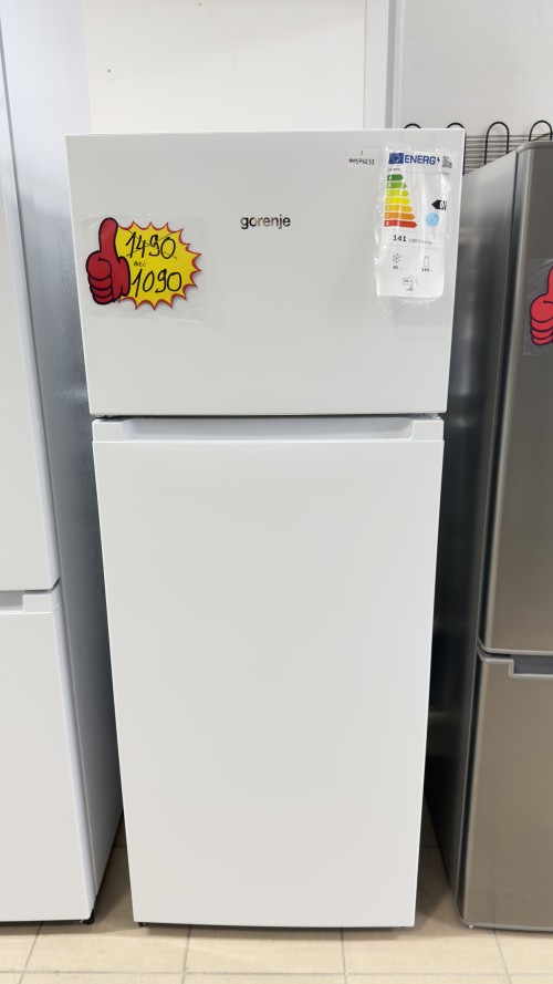 Gorenje 206L, RF414DPW4 – combină frigorifică, congelator sus, alb, Clasa D, import Germania 🇩🇪