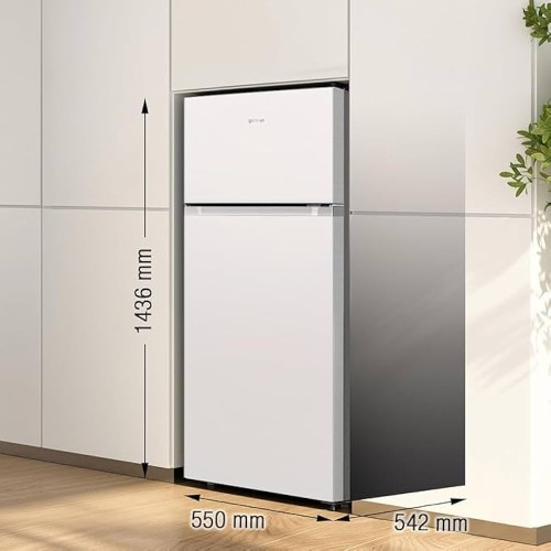 Gorenje 206L, RF414DPW4 – combină frigorifică, congelator sus, alb, Clasa D, import Germania 🇩🇪