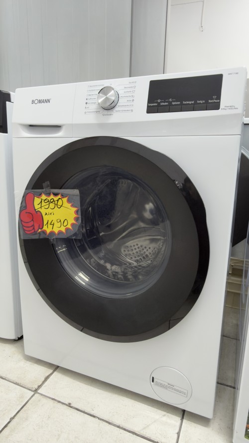 Bomann 8/5 kg, WAT 7186 – Mașină de spălat cu uscător import Germania 🇩🇪