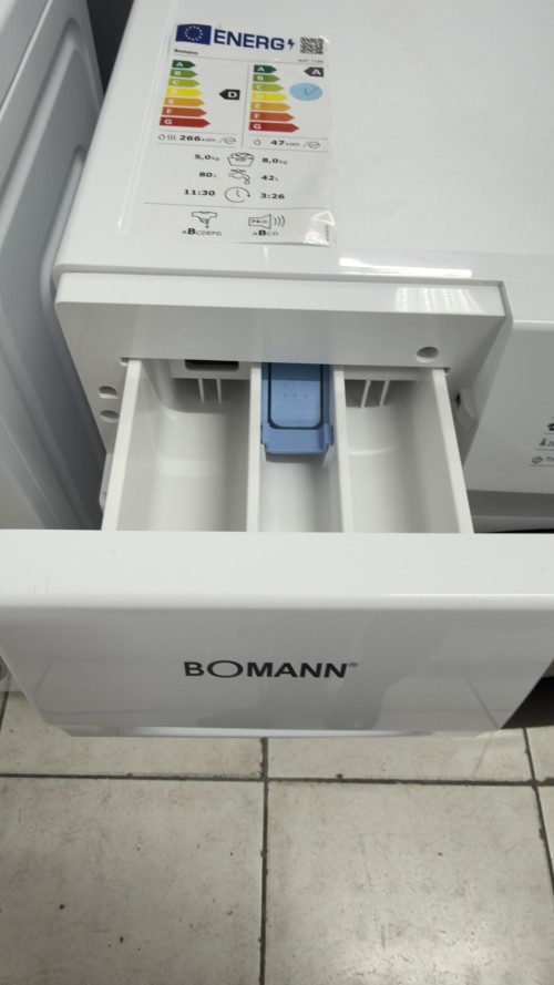 Bomann 8/5 kg, WAT 7186 – Mașină de spălat cu uscător import Germania 🇩🇪