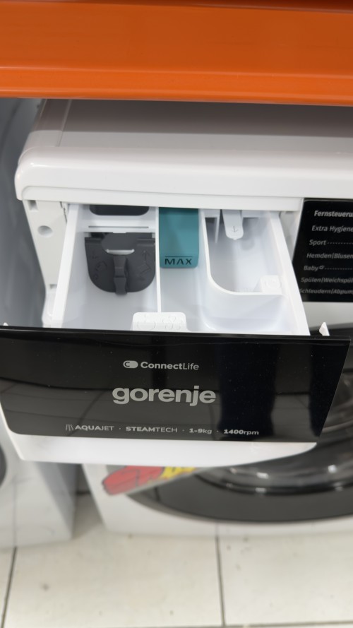 Gorenje 9 kg, WPNA94A1TS –Mașină de spălat rufe 1400 rpm, Clasa A, ConnectLife, import Germania 🇩🇪