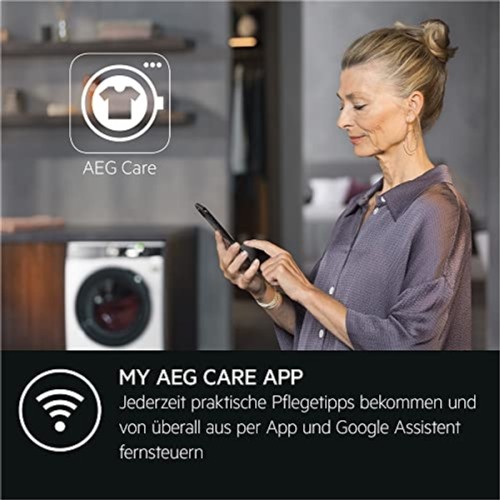 AEG 10kg/6kg, LWR9W80600 – Mașină de spălat rufe cu uscător 10 kg spălare / 6 kg uscare, Clasa A/C, HeatPump, WiFi, import Germania 🇩🇪
