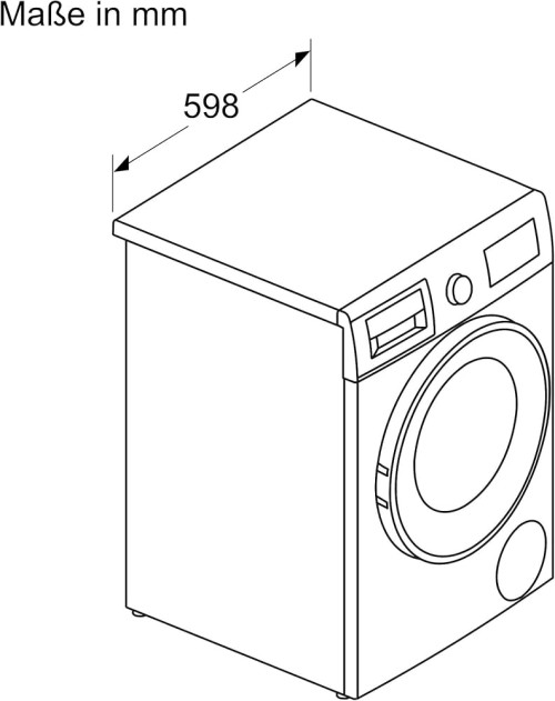 Bosch 8kg/5kg, WNA13470 –Mașină de spălat rufe cu uscător 8 kg spălare / 5 kg uscare, 1400 rpm, import Germania 🇩🇪