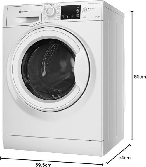 Bauknecht 8 kg / 6 kg, WT Eco Plus 86 43 N – mașină de spălat cu uscător ,Clasa D / B, import Germania 🇩🇪