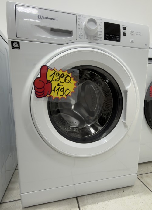 Bauknecht 8 kg, BPW 814 A – Clasa A, 1400 rpm, import Germania 🇩🇪