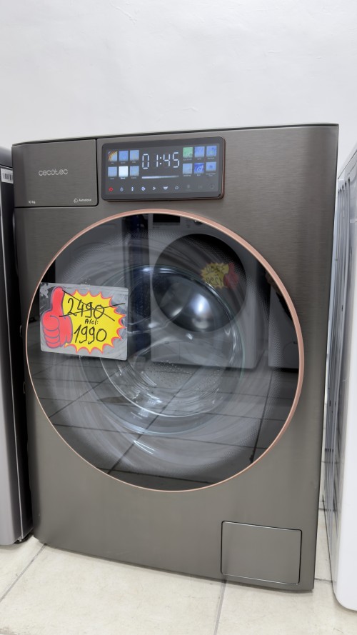 Cecotec 10 kg, 01934 – Mașină de spălat rufe Autodozare, Clasa A, import Germania 🇩🇪