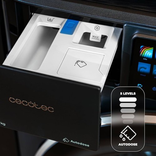 Cecotec 10 kg, 01934 – Mașină de spălat rufe Autodozare, Clasa A, import Germania 🇩🇪