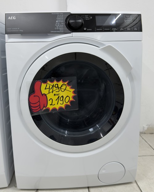 AEG 9 kg, LR9W75490 –Mașină de spălat rufe 1400 rpm, Clasa A, WiFi, AbsoluteCare, import Germania 🇩🇪