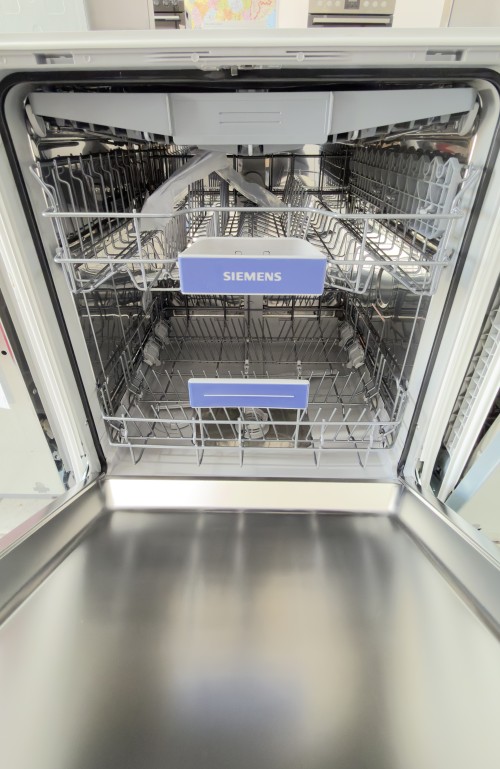 Siemens 13 seturi, SN43ES14VE – mașină de spălat vase semi-încorporabilă 60 cm, WiFi, Clasa C, import Germania 🇩🇪