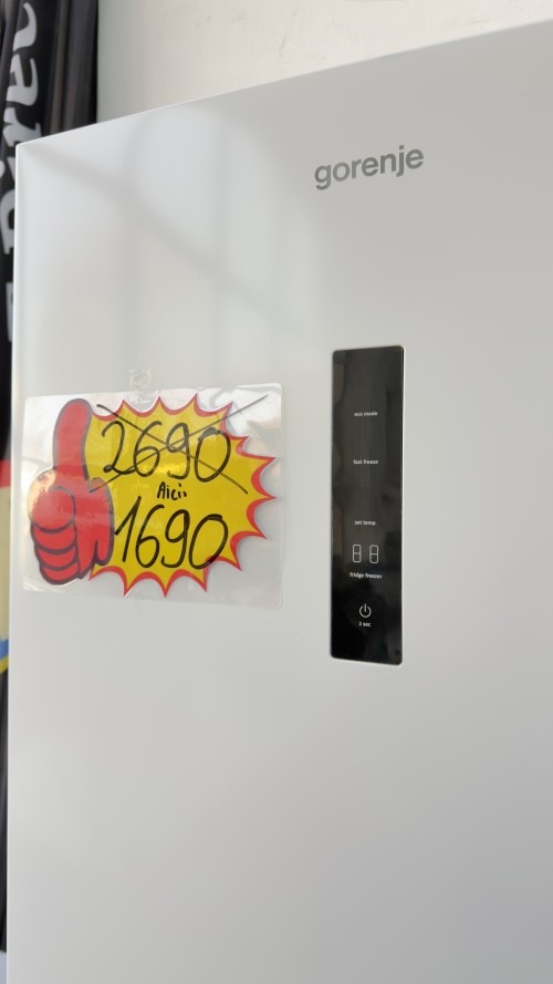 Gorenje 304 L, NRK619CAW4 – combină frigorifica No Frost, Clasa C, 36 dB, import Germania 🇩🇪