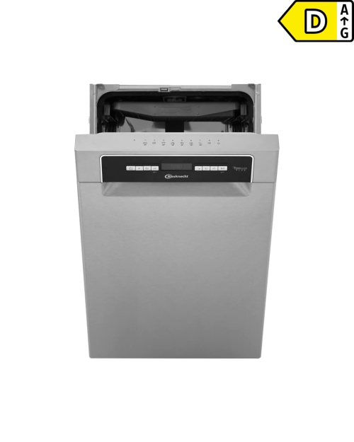 Bauknecht 10 seturi, BSUO 3033 PF X (2) – Mașină de spălat vase 45 cm, PowerClean Plus, Clasa D, import Germania 🇩🇪