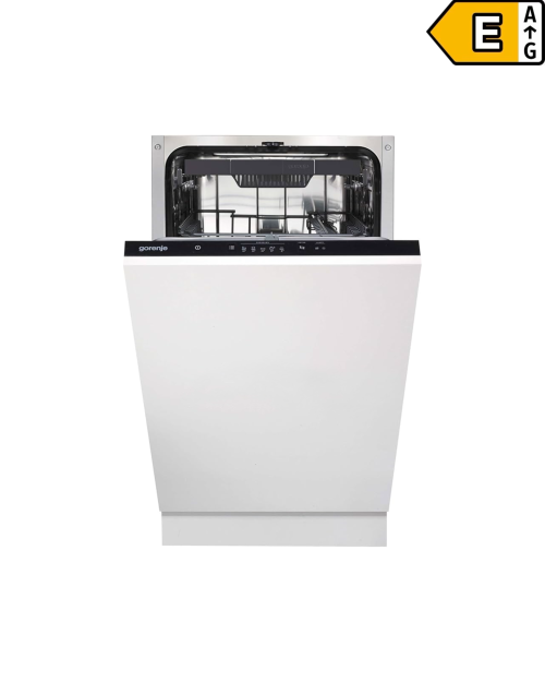 Gorenje 11 seturi, GV520E10 – Mașină de spălat vase 45 cm, Clasa E, 9.5 L apă, import Germania 🇩🇪