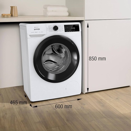 Gorenje 7 kg, WPAM74SA1T – Mașină de spălat rufe Slim 46,5 cm, 1400 rpm, Clasa A, SteamTech, ConnectLife, import Germania 🇩🇪