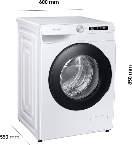 Samsung 9 kg, WW90T504AAW – Mașină de spălat rufe 1400 rpm, Clasa A, Digital Inverter, SmartThings, import Germania 🇩🇪