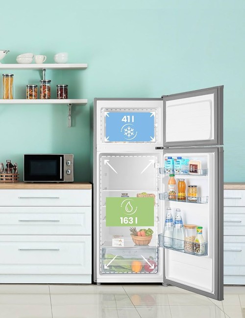 Comfee 204 L, RCT284DS2 – combină frigorifică clasa E, 143 cm, import Germania 🇩🇪