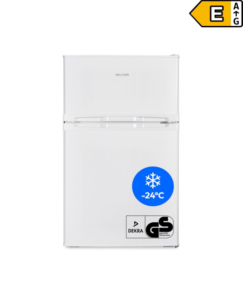 Medion 85 L, MD 37689 – mini combină frigorifică clasa E, 85 cm, import Germania 🇩🇪