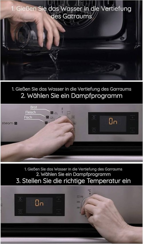 Bauknecht 71 L, BAR2S K8 V2 IN, Cuptor incorporabil A+, Steam, ventilator, import Germania 🇩🇪