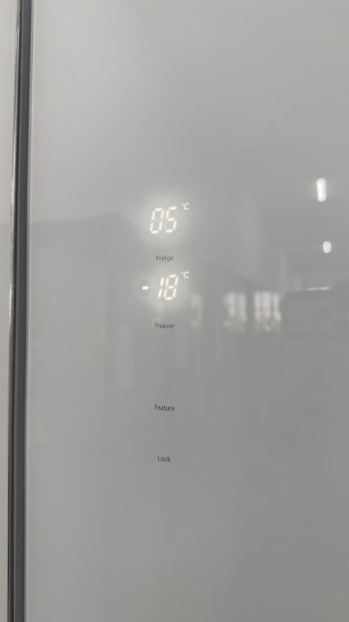 GRF 490L CB91837WG combină frigorifică Side by Side No Frost display digital import Italia 🇮🇹