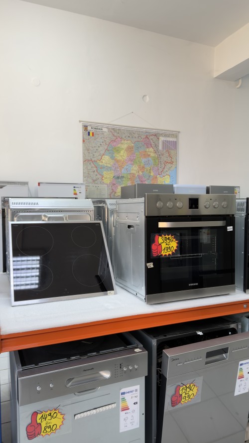 Samsung 69 L NB69R5701RS + NZ64R1705CK plită inducție 4 zone set incorporabil+ hotă decorativă 60cm, NK24M5060SS import Germania 🇩🇪