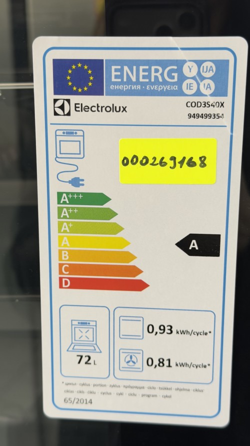 Electrolux 72L, COD3S40X cuptor incorporabil autocurățare catalitică import Germania 🇩🇪