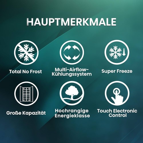 Hisense 519L, RS677N4ACC Side-by-Side frigider No Frost Multi Airflow import Germania 🇩🇪