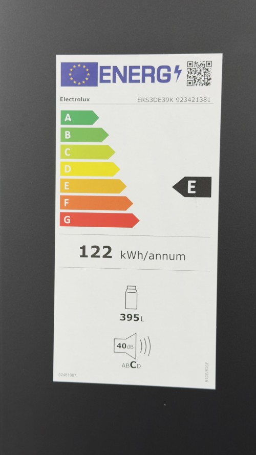 Electrolux 395 L, ERS3DE39K frigider cu o ușă Clasa E import Suedia 🇸🇪