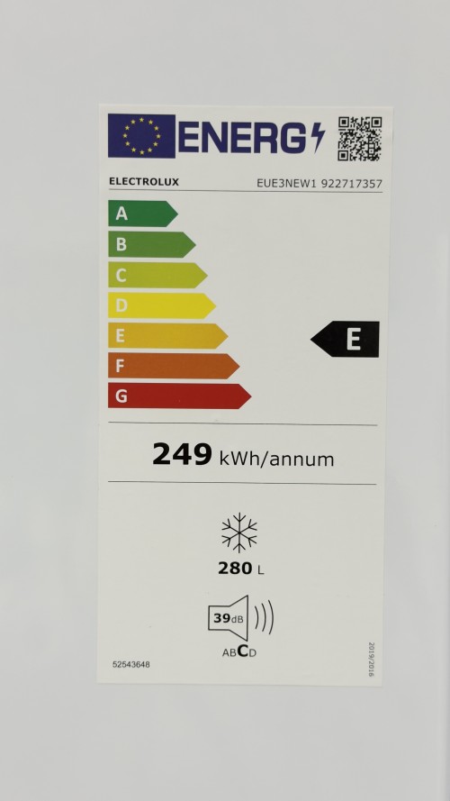 Set frigider KRR6EWR + congelator Electrolux 395 L + 280 L Clasa E import Suedia 🇸🇪