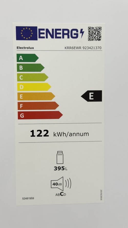 Set frigider KRR6EWR + congelator Electrolux 395 L + 280 L Clasa E import Suedia 🇸🇪