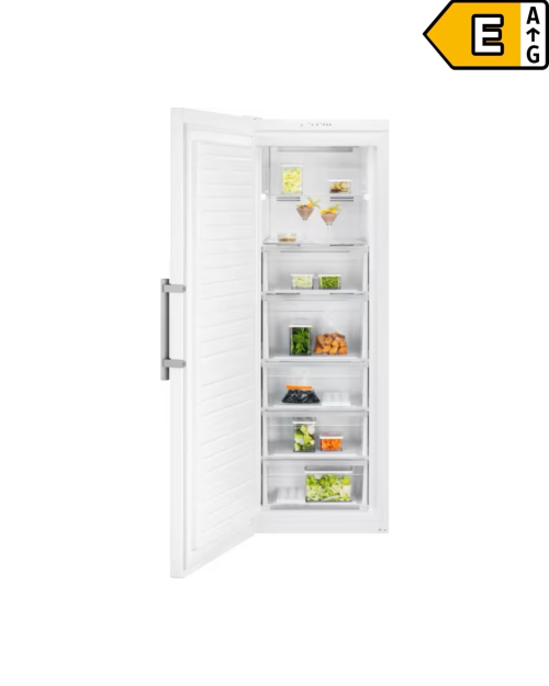 Electrolux 278L, LUS7ME28W congelator vertical cu sertare No Frost Clasa E import Suedia 🇸🇪