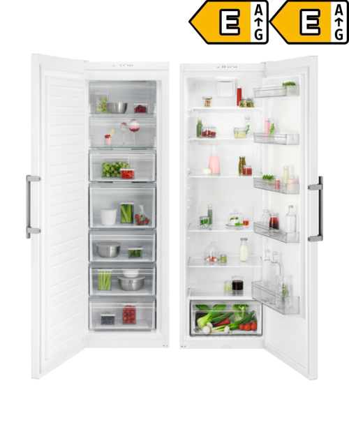 SET AEG 395 L + 280 L Frigider ORK6D391EW + Congelator OAG6N281EW No Frost import Suedia 🇸🇪