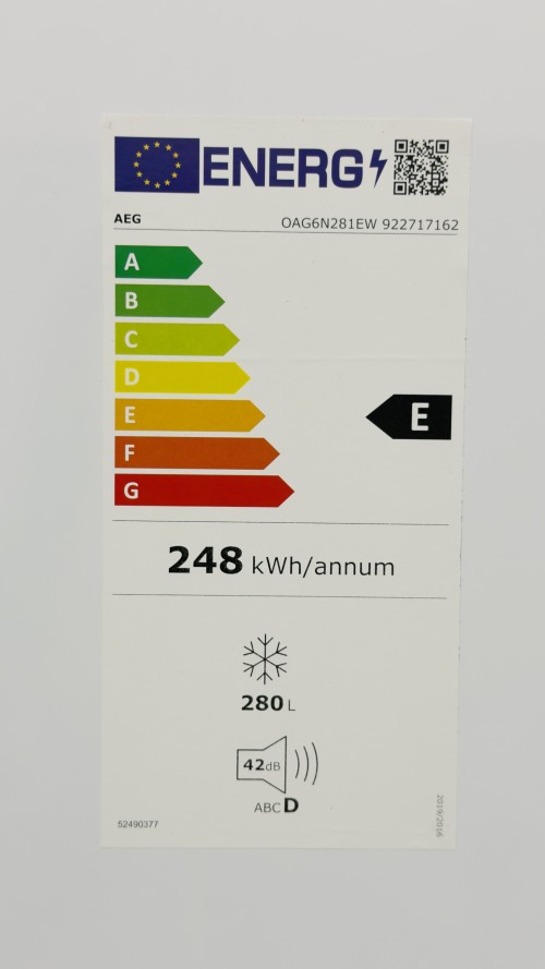 SET AEG 395 L + 280 L Frigider ORK6D391EW + Congelator OAG6N281EW No Frost import Suedia 🇸🇪