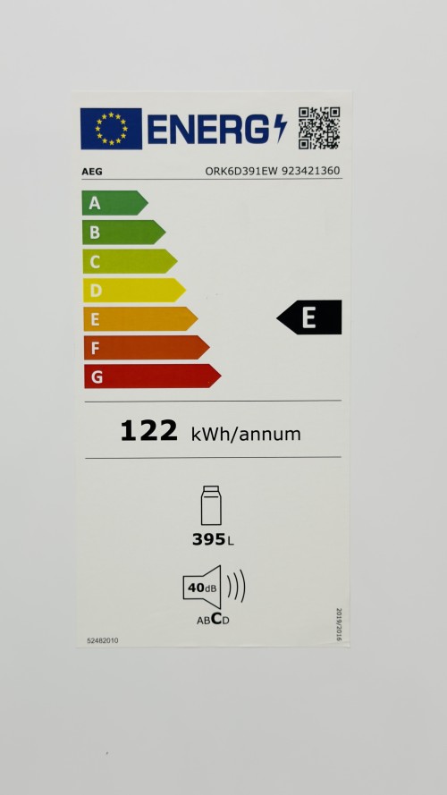 SET AEG 395 L + 280 L Frigider ORK6D391EW + Congelator OAG6N281EW No Frost import Suedia 🇸🇪