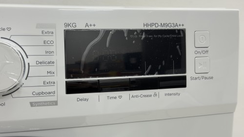 Heinner 9 kg, HHPD-M9G3A++, Uscător rufe cu pompă de căldură, Clasa D