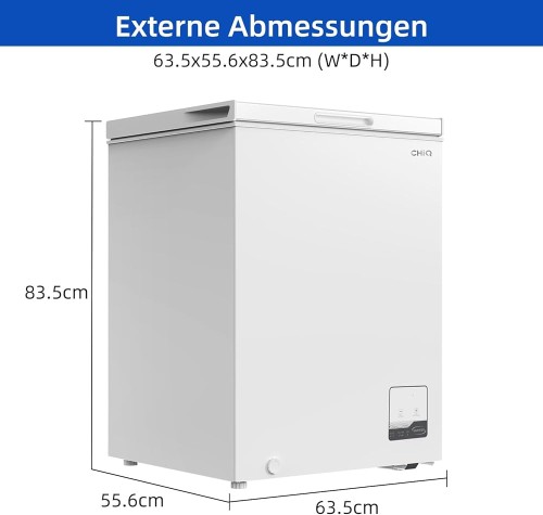 CHiQ 142 L, FCF142DE, Ladă frigorifică coș metalic, Clasa E, import Germania 🇩🇪