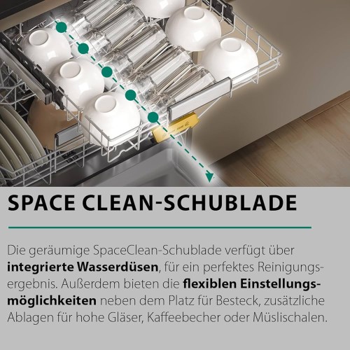 Bauknecht 14 seturi, B8I HP42 LC, Mașină de spălat vase încorporabilă Clasa C, import Germania 🇩🇪