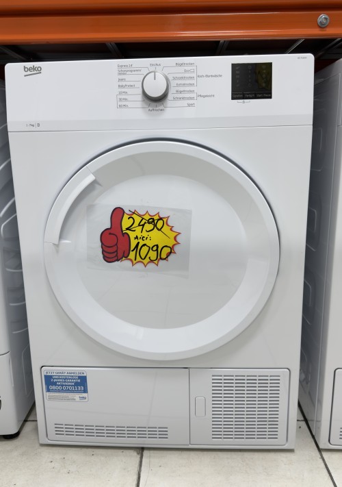 Beko 7 kg, DC 7130 N, Uscător de rufe Clasa B, condensare, import Germania 🇩🇪