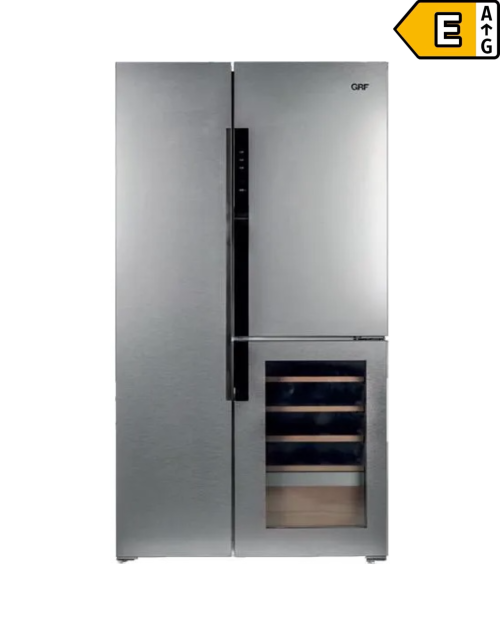 GRF 548 L, T9183WINXG – Combină frigorifică SIDE BY SIDE compartiment vinuri, design premium, import Italia 🇮🇹