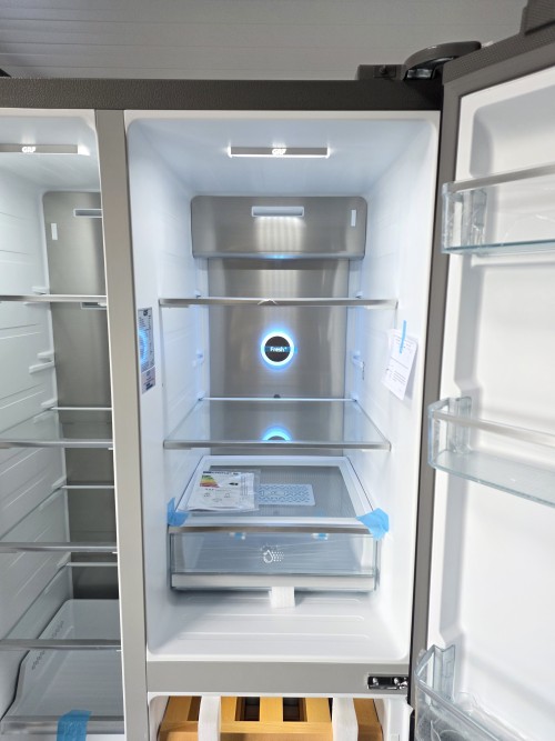 GRF 548 L, T9183WINXG – Combină frigorifică SIDE BY SIDE compartiment vinuri, design premium, import Italia 🇮🇹