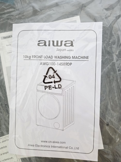 AIWA 10kg AWG100-14589DP Mașină de spălat cu Inverter Motor