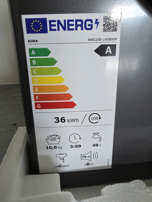 AIWA 10kg AWG100-14589DP Mașină de spălat cu Inverter Motor