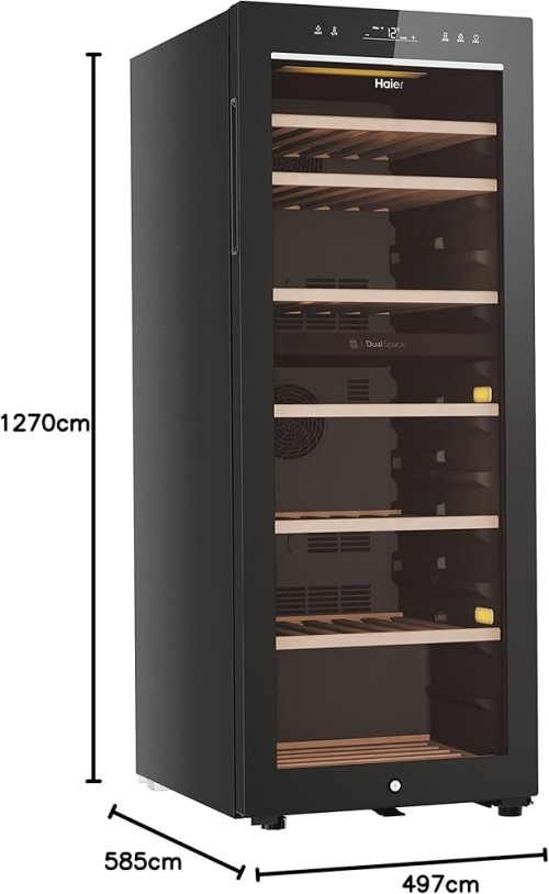 Haier 77 sticle HWS77GDAU1 Răcitor vinuri Dual Zone import Germania 🇩🇪