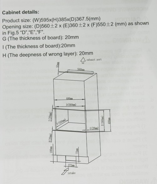 VOV VMW-C25NGS94BK Cuptor cu microunde incorporabil import Slovacia 🇸🇰