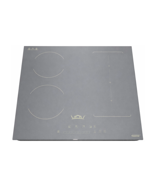 VOV 60cm, VIC-60474H1-25GY Plită inducție– 4 zone, 7000W, Booster, Inverter