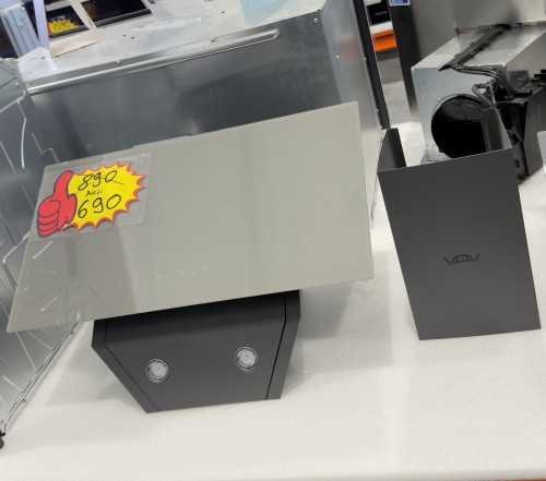 Hotă decorativă VOV VDG60001MGGRY – 60 cm, design modern, iluminare LED import Slovacia 🇸🇰