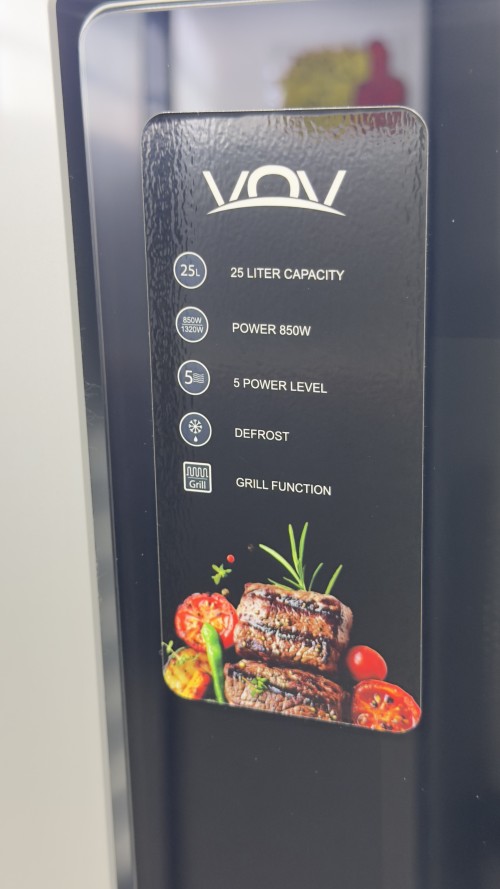 VOV 25L, VMW-C25NGS94SS Cuptor cu microunde incorporabil – Grill, 850W import Slovacia 🇸🇰