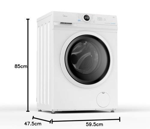 Midea 7 kg, MF10EW70BA10 Mașină de spălat rufe Clasa A Inverter import Germania 🇩🇪