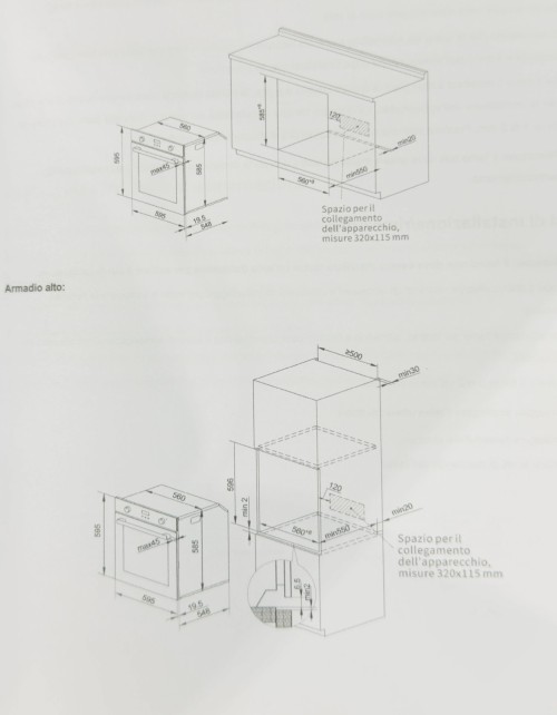 Set complet bucătărie VOV – Cuptor + Plită inducție + Hotă + Microunde, design negru modern, import Slovacia 🇸🇰