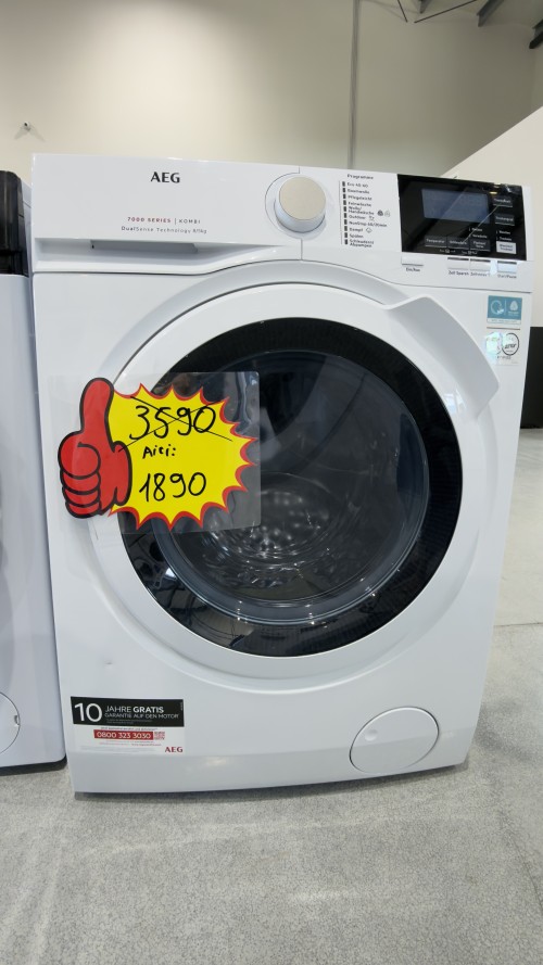 AEG L7WBA60680 8 kg / 5 kg Mașină de spălat rufe cu uscător 1600 rpm DualSense import Germania 🇩🇪